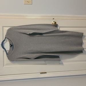 Grey sweater dress